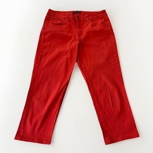 3/$25 SALE Bandolino Women's Capri Pants Size 10 Coral Pink Cotton Blend Stretch